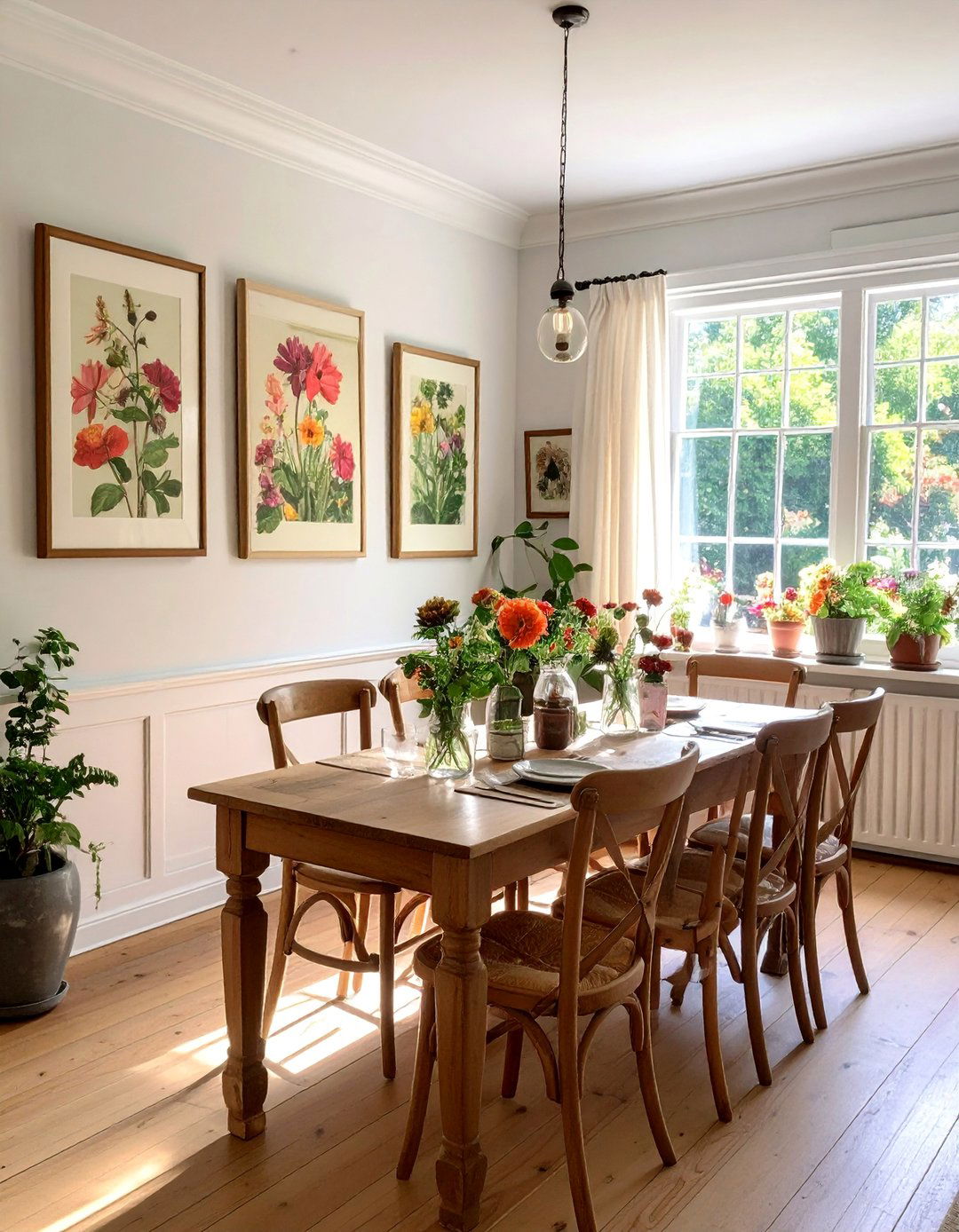 Pressed Flower Art Projects - 30 Cottagecore Dining Room Ideas for a Cozy and Charming Space