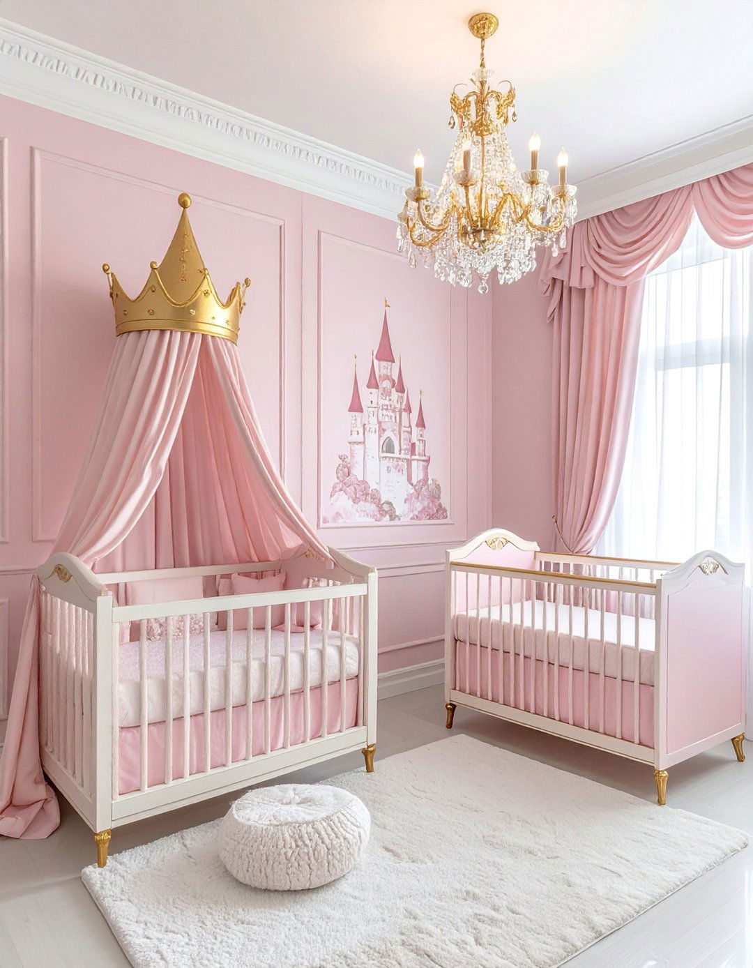 Princess Fairytale Magic - 25 Adorable Twin Nursery Ideas for Your Babies