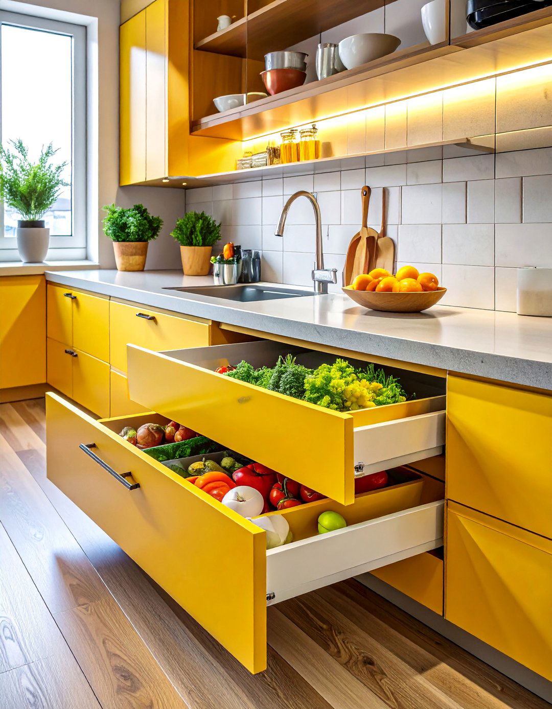 Pull Out Cabinet Drawers - 40 Small Kitchen Storage Ideas to Maximize Your Space