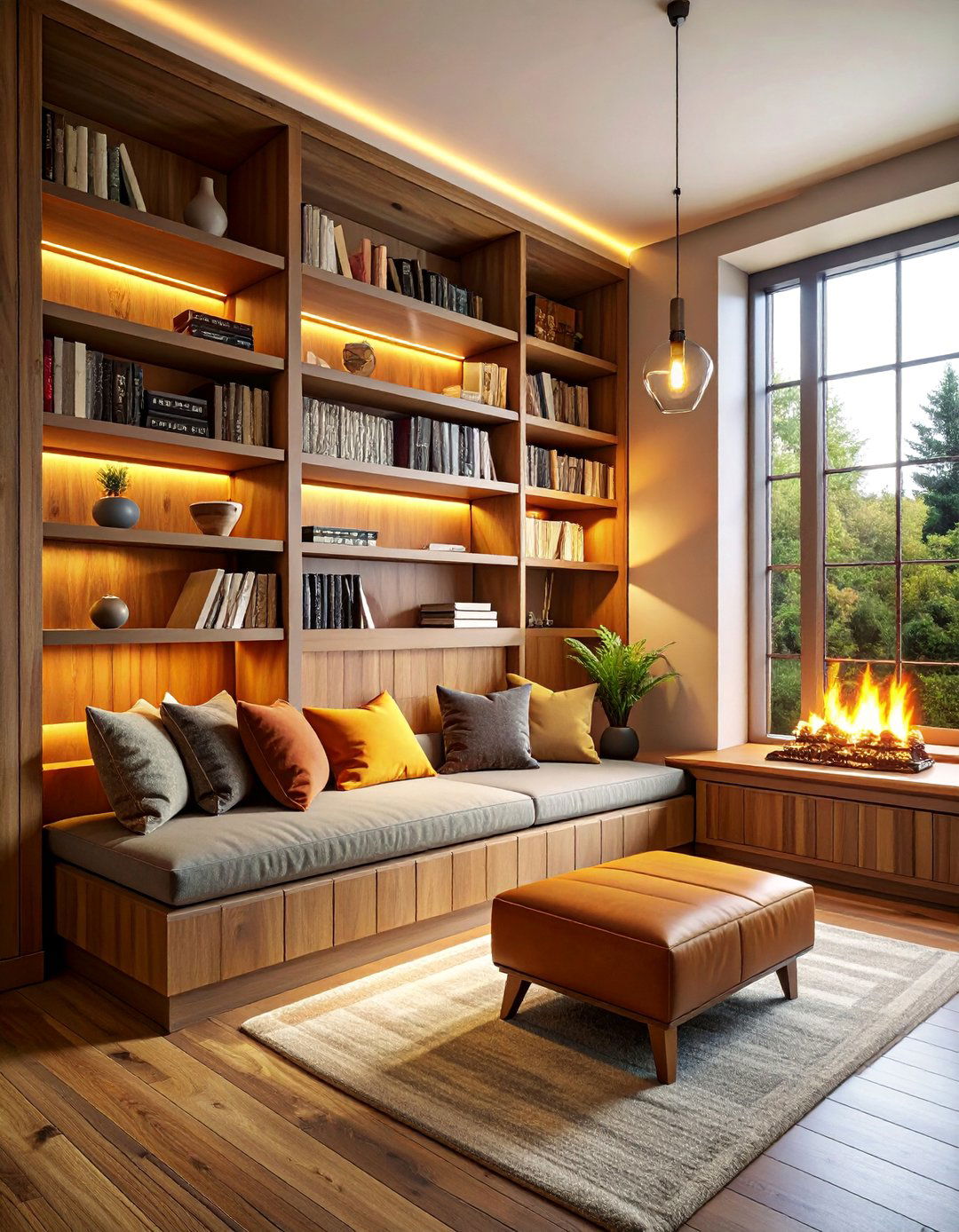 Reading Nook Fireplace Benches - 20 Fireplace Bench Ideas to Cozy Up Your Living Room