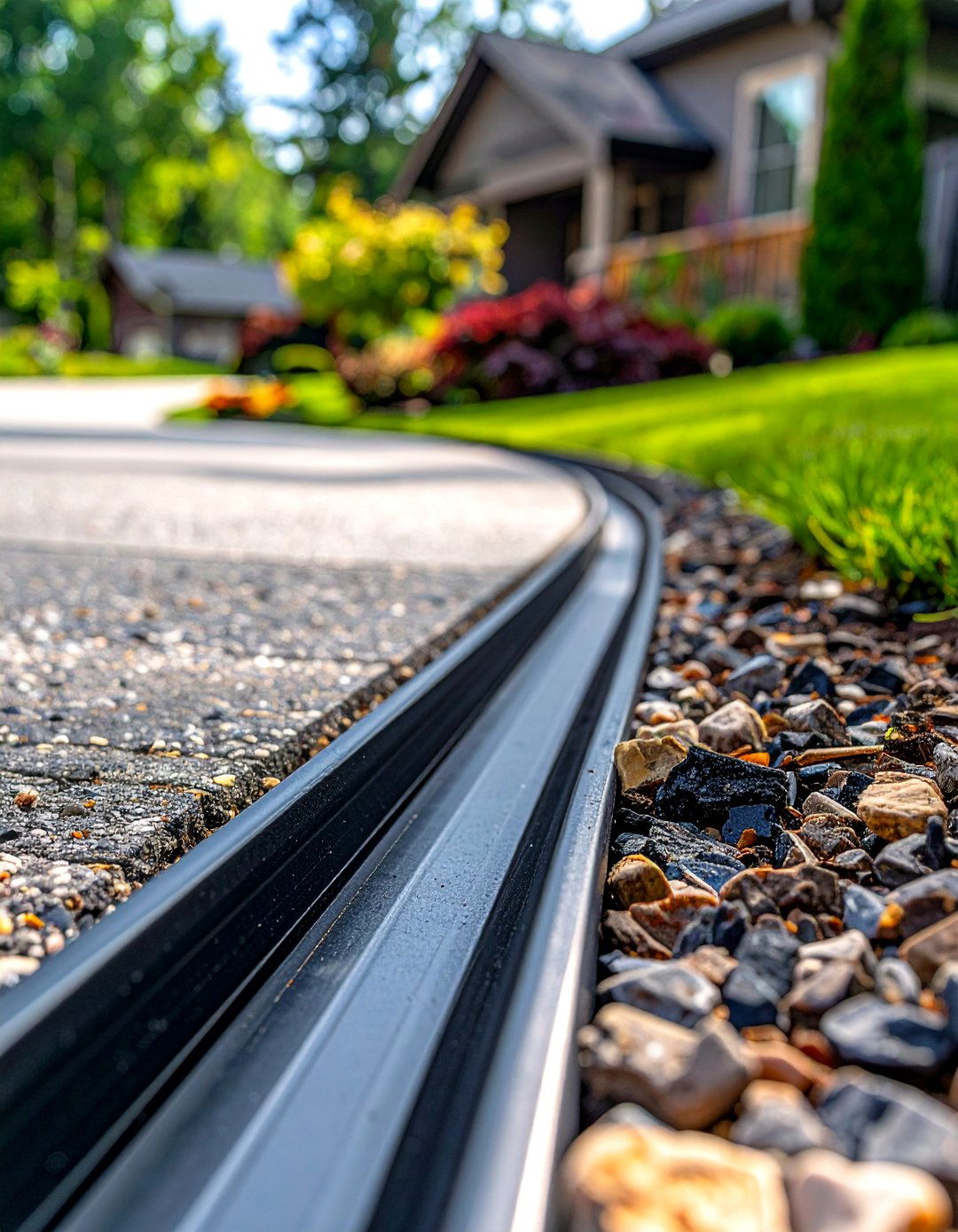 Recycled Plastic Edging - 25 Gravel Driveway Edging Ideas for a Polished Finish