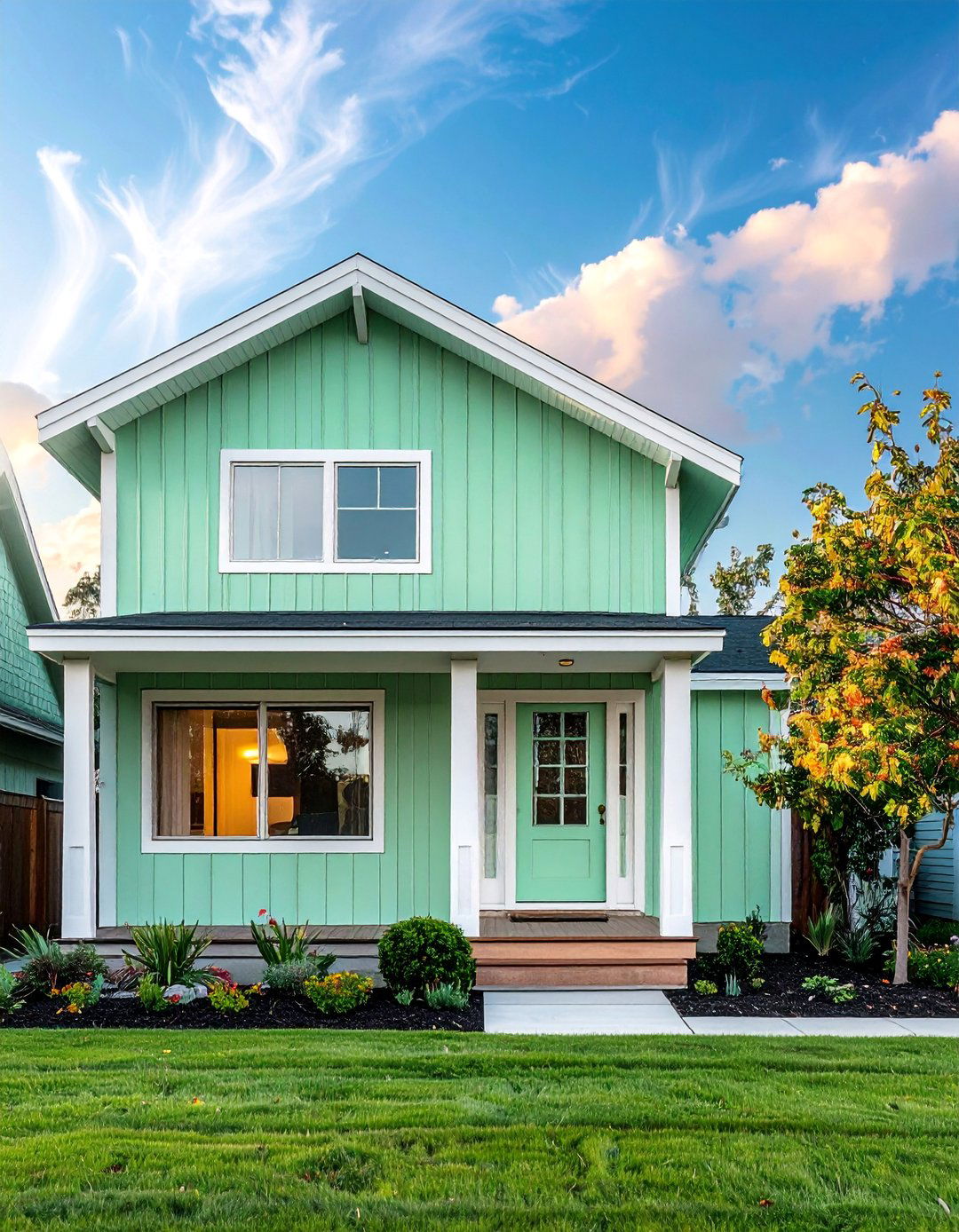 Refreshing Mint Green House Siding Colors - 25 House Siding Colors to Transform Your Home's Exterior
