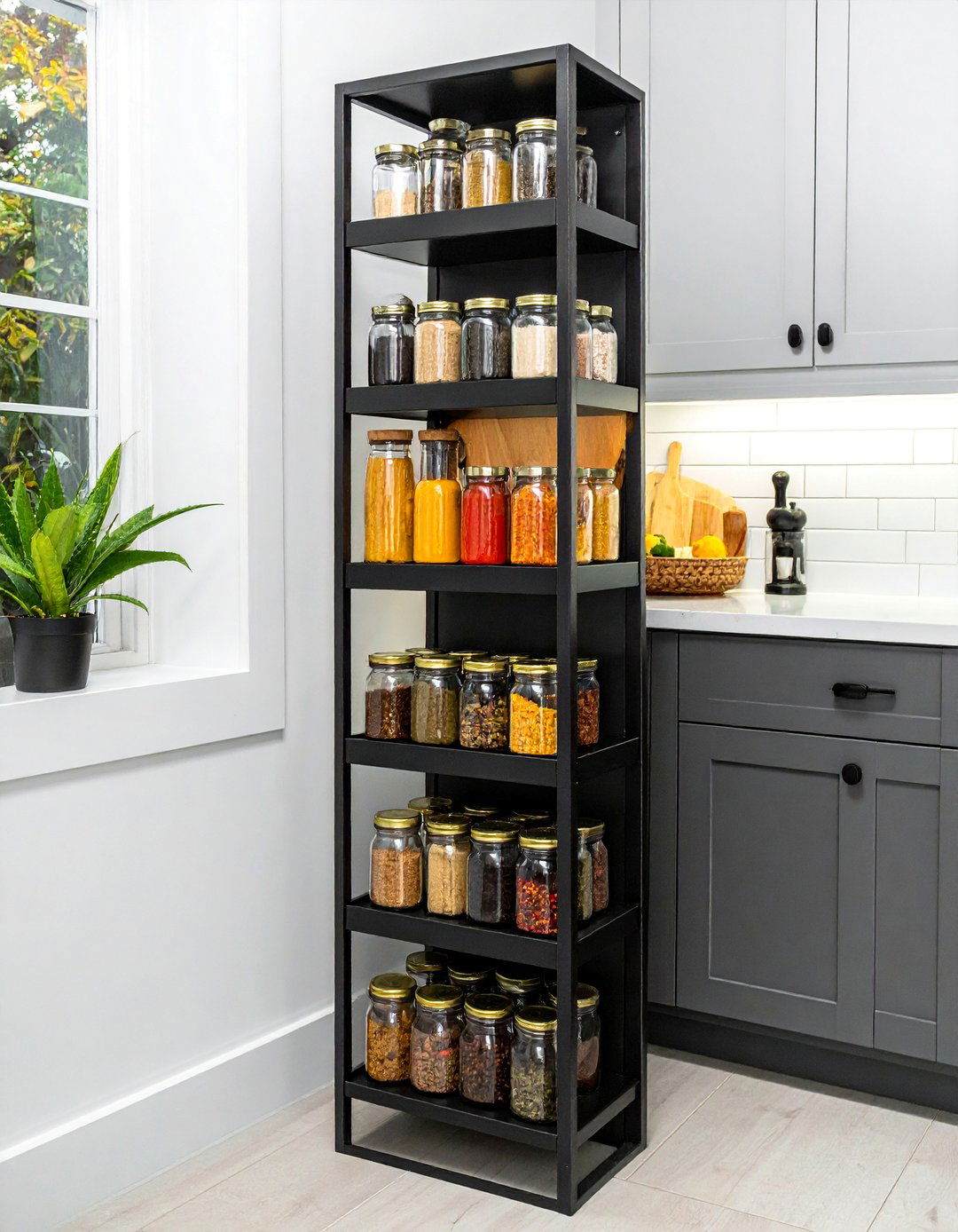 Repurposed CD Tower Spice Rack - 40 Creative Spice Rack Ideas for Organized Kitchens