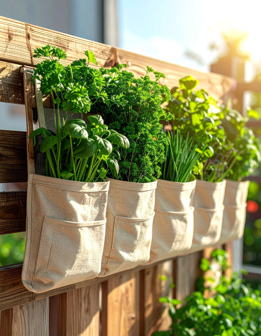 Repurposed Shoe Organizer Vertical Garden - 40 Vertical Garden Ideas for Small Spaces