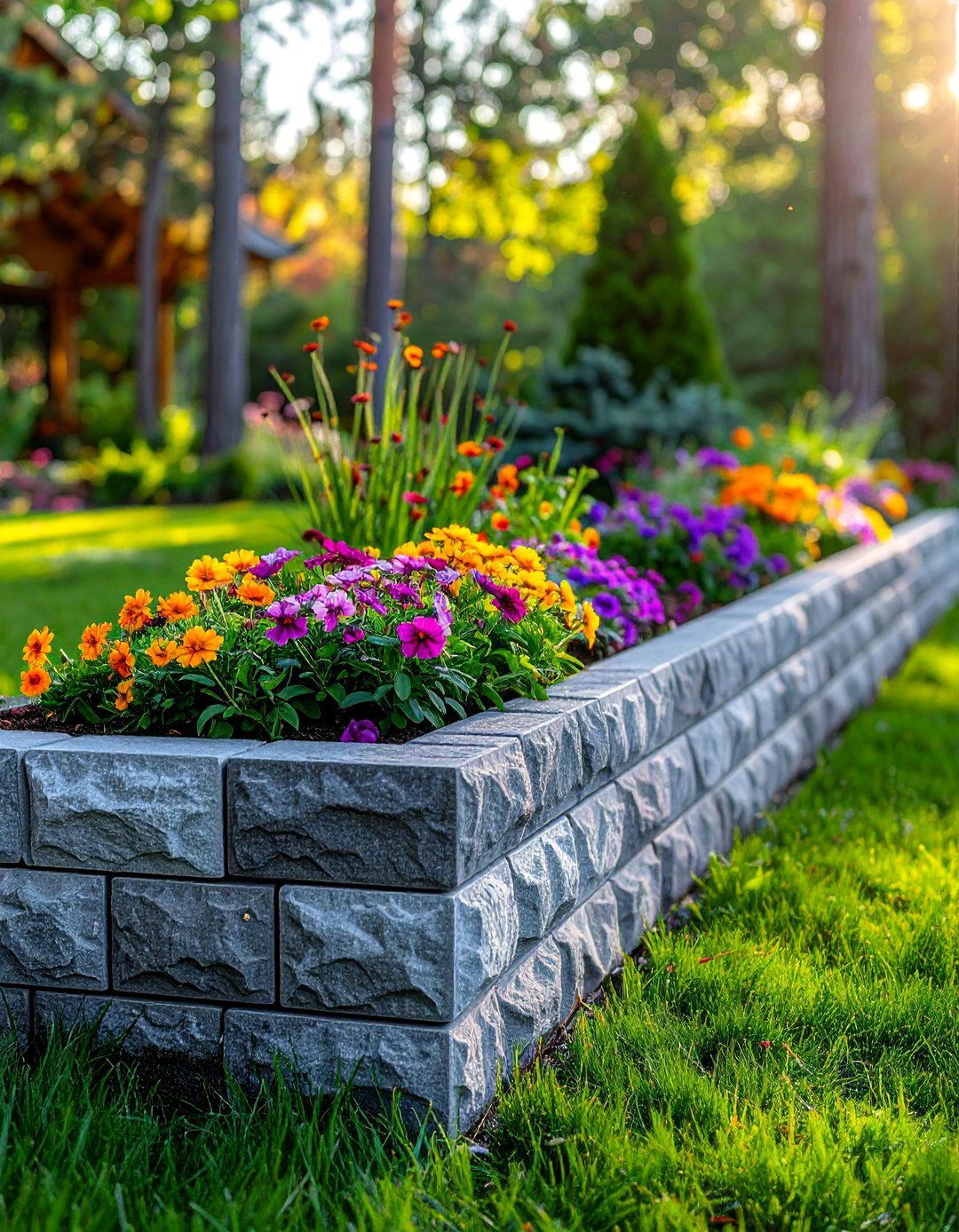 Retaining Wall Block Systems - 25 Budget-Friendly Raised Garden Bed Ideas for Your Backyard