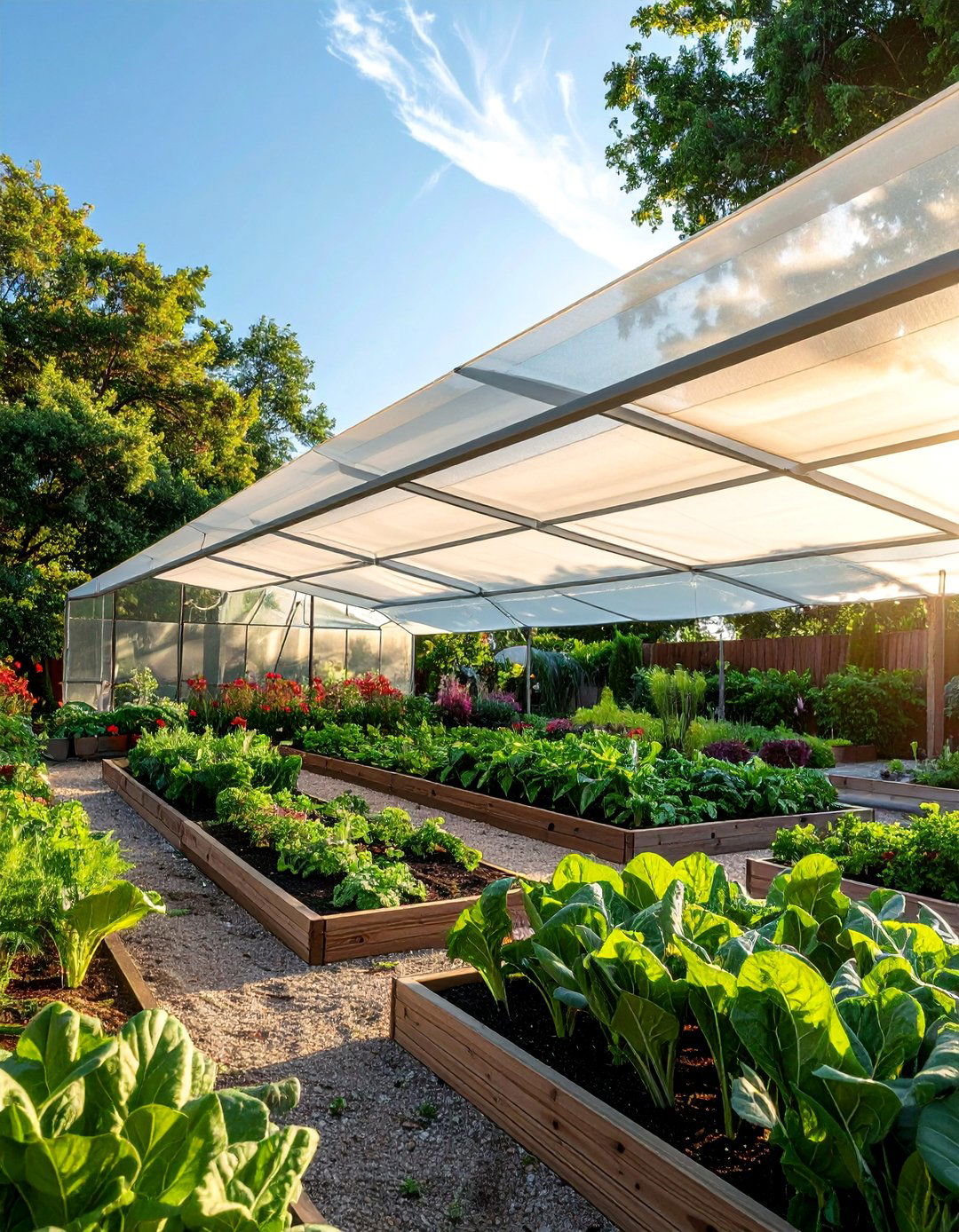 Retractable Greenhouse Shades for Garden Protection - 40 Shade Ideas for Comfortable Outdoor Living Spaces