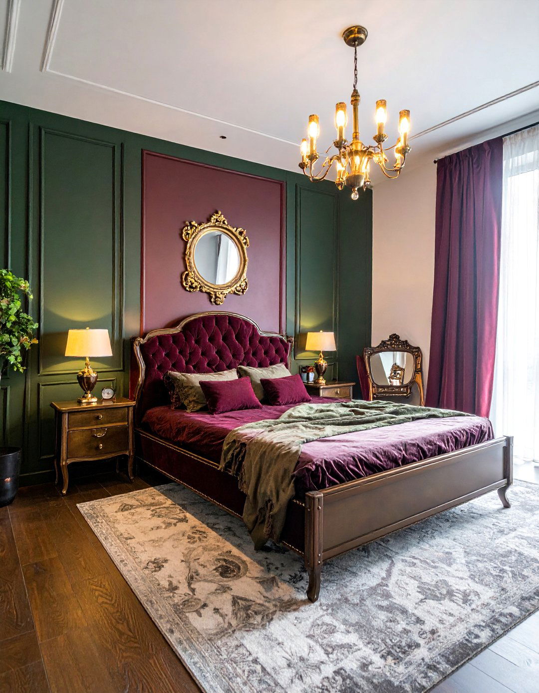 Rich Victorian Color Palette - 15 Steampunk Bedroom Ideas for a Unique Industrial Look