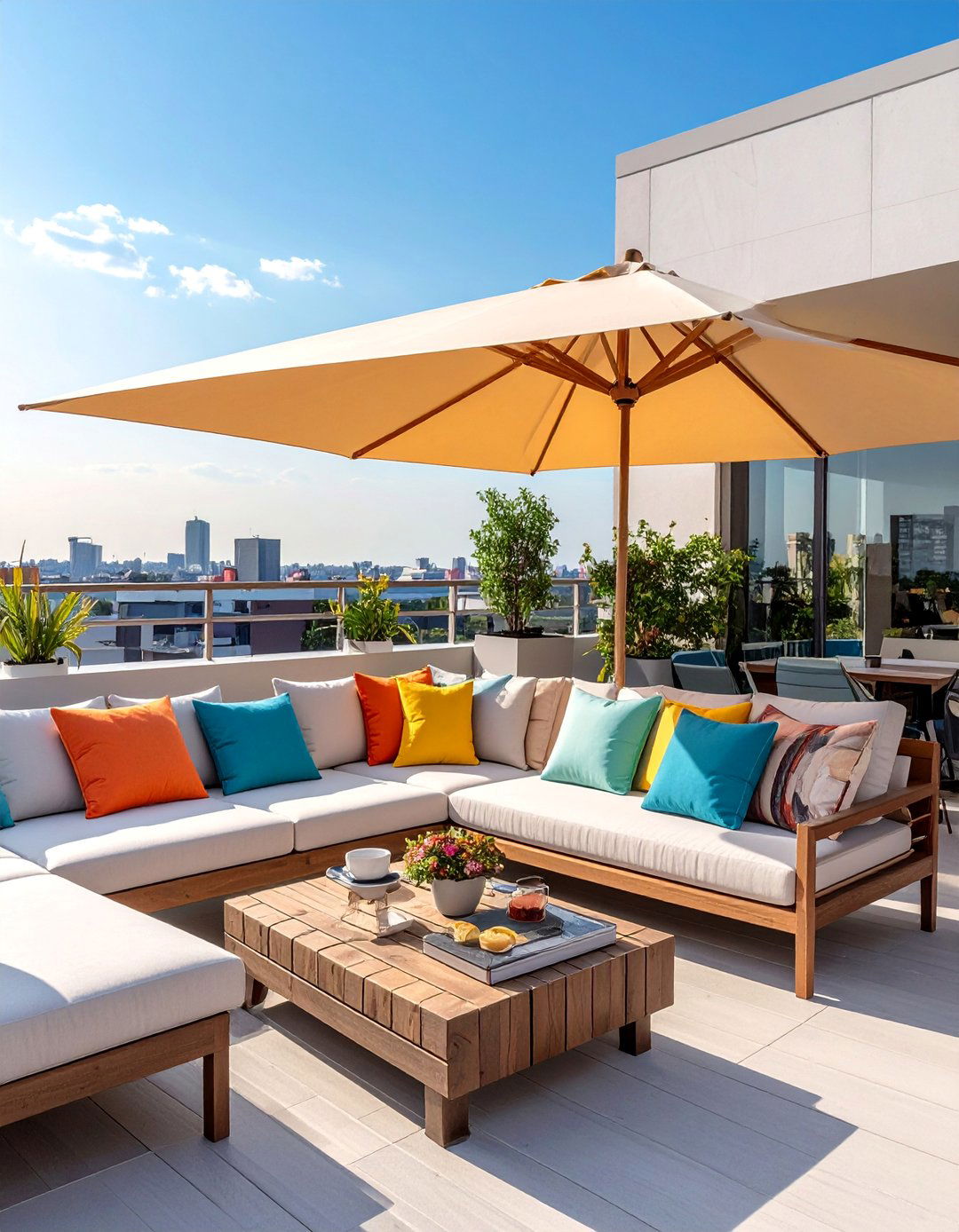Rooftop Deck Color Scheme Planning - 40 Rooftop Deck Ideas for Stunning Urban Outdoor Spaces