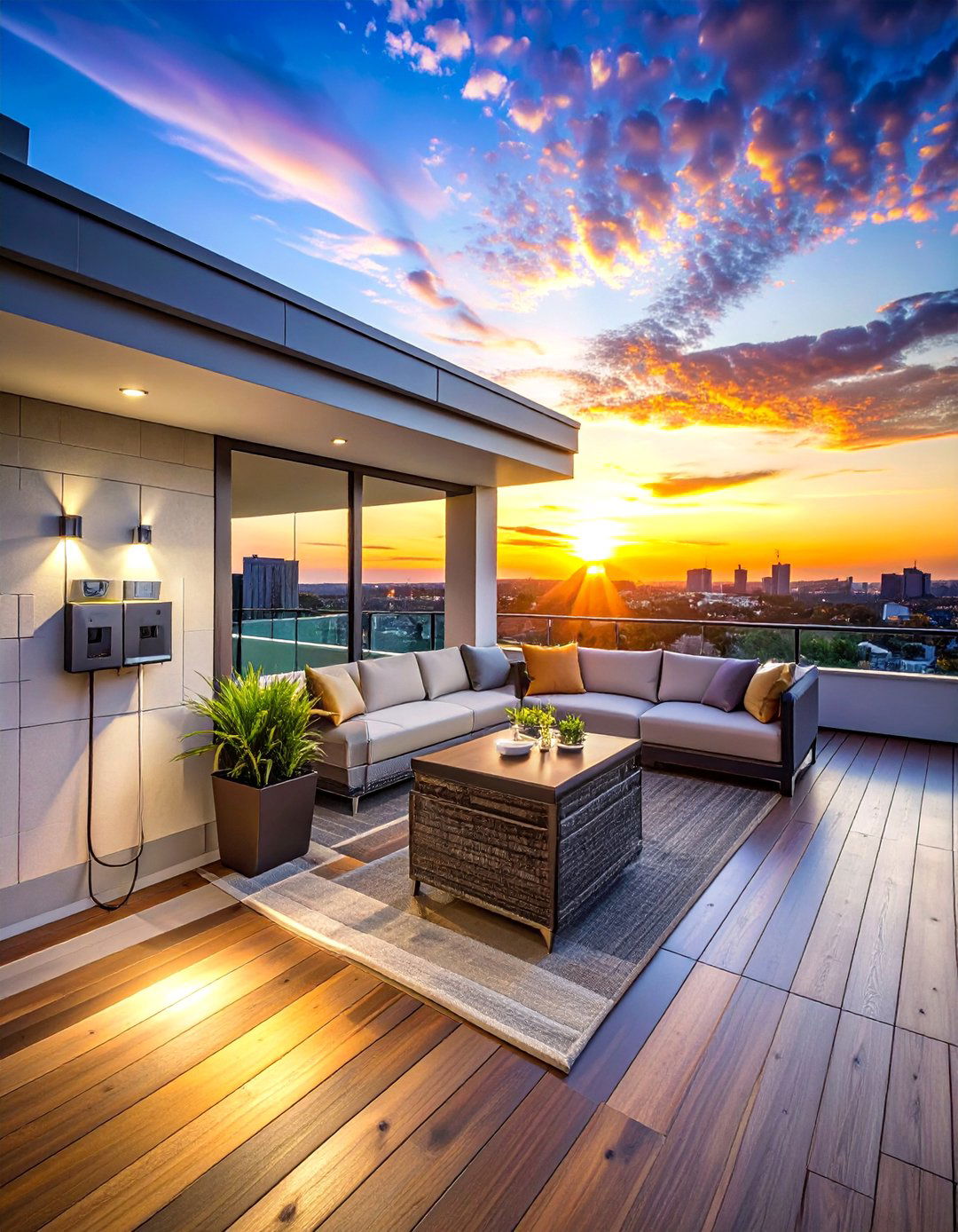 Rooftop Deck Electrical Planning - 40 Rooftop Deck Ideas for Stunning Urban Outdoor Spaces