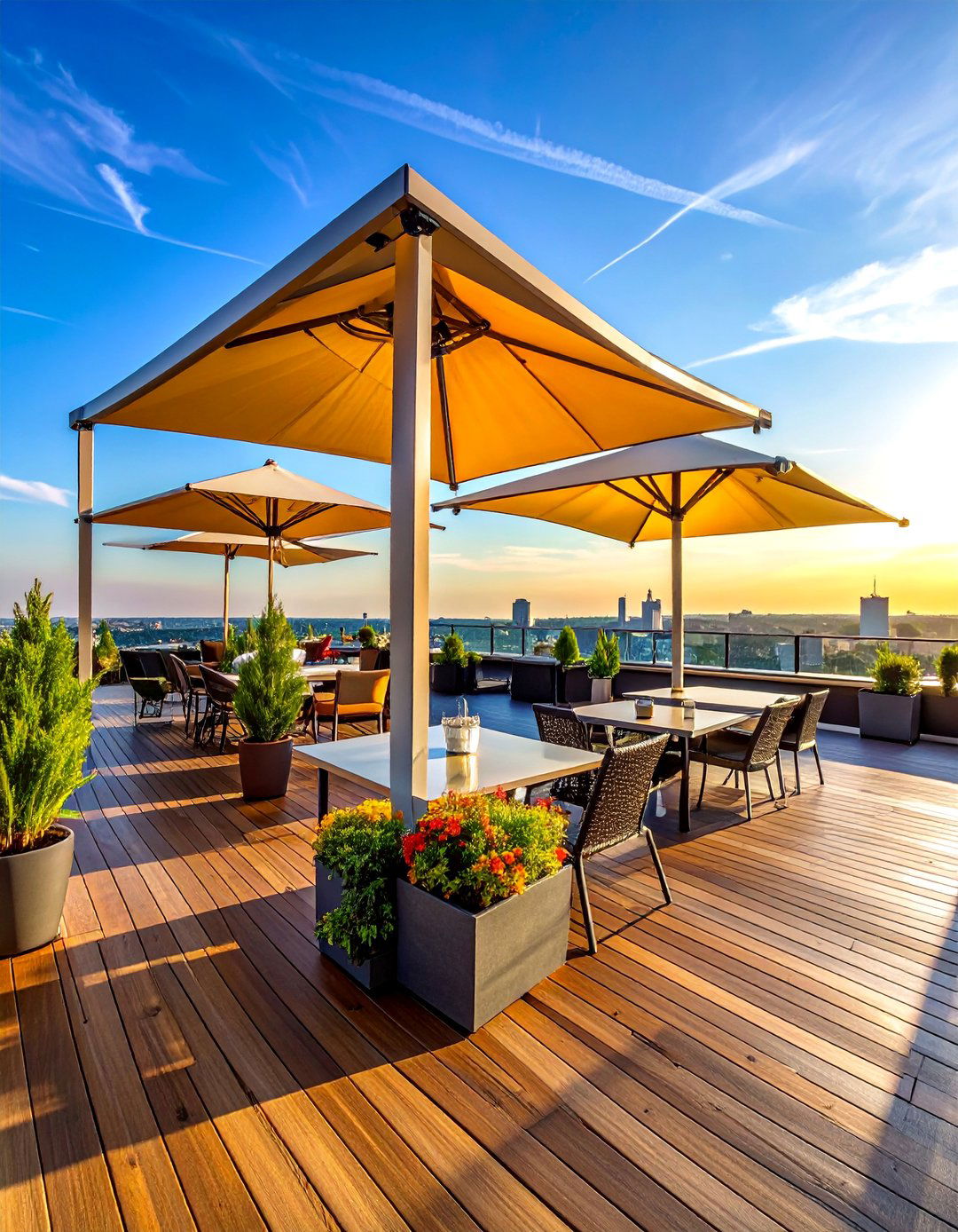 Rooftop Deck Shade Structure Options - 40 Rooftop Deck Ideas for Stunning Urban Outdoor Spaces