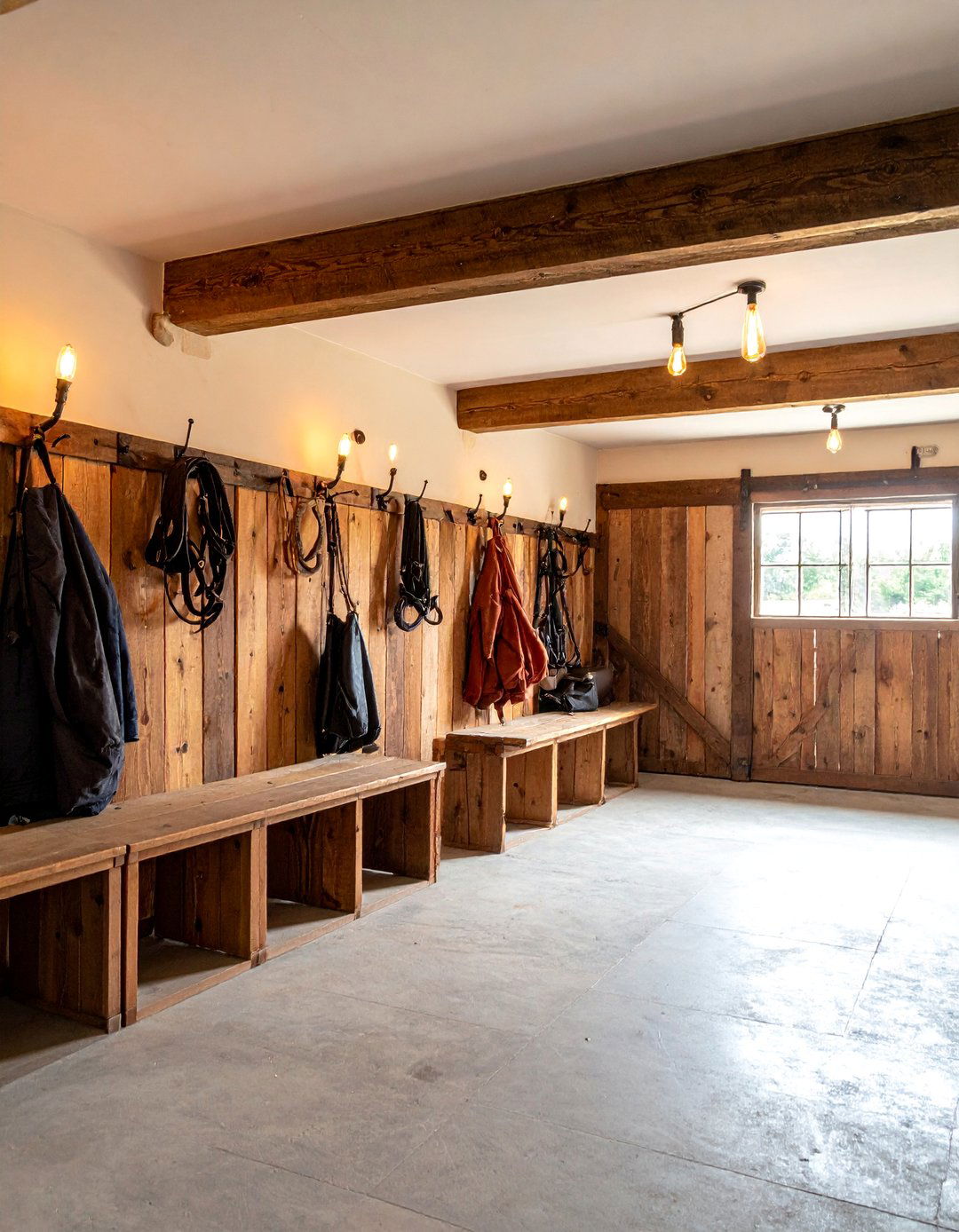 Rustic Barn Wood Tack Room Design - 20 Tack Room Ideas for Organized and Stylish Equestrian Spaces