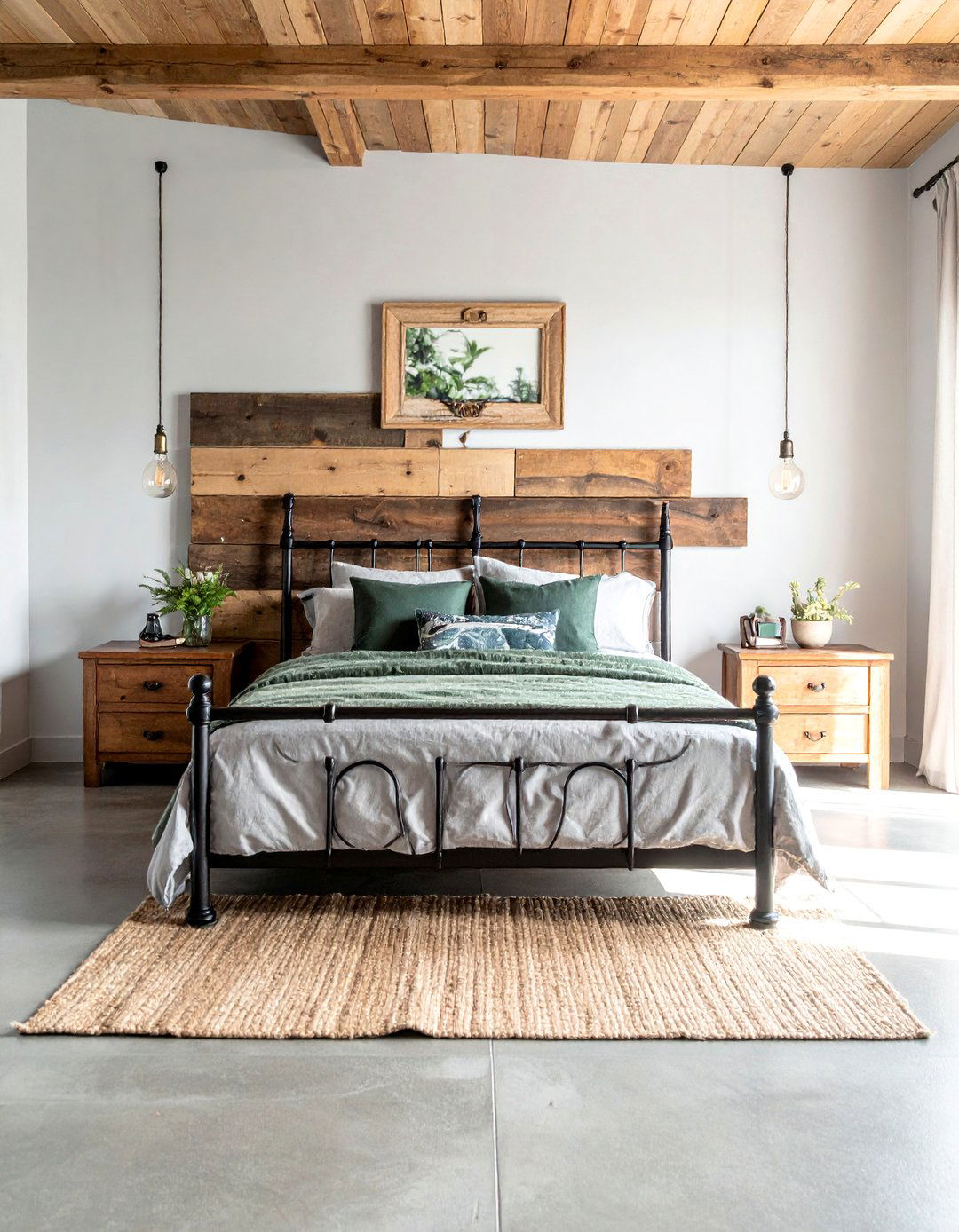 Rustic Concrete Floor Bedroom - 20 Concrete Floor Bedroom Ideas for a Sleek Look