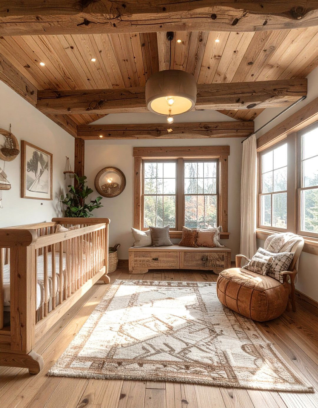 Rustic Sports Lodge Theme - 20 Sports Nursery Ideas for a Fun and Active Theme