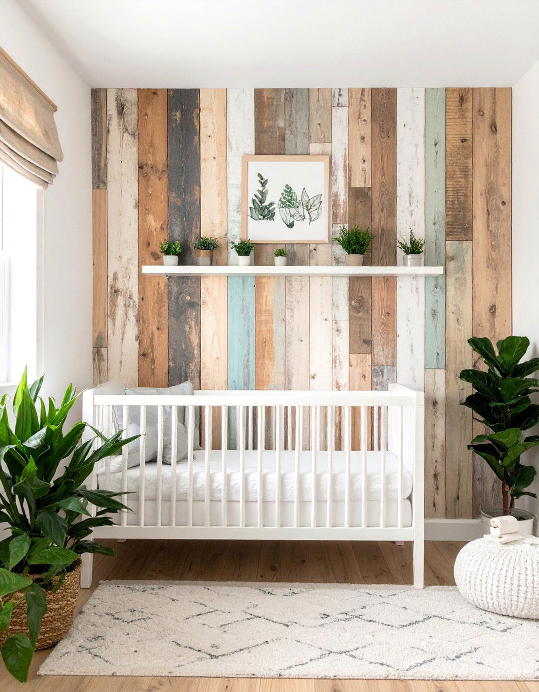 Rustic Wood Accent Wall Woodland Nursery - 25 Woodland Nursery Ideas for a Cozy Baby Room