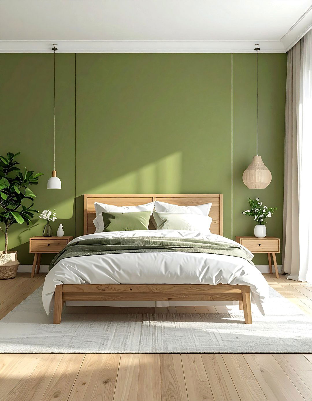 Scandinavian Olive Green Bedroom Design - 25 Olive Green Bedroom Ideas for a Sophisticated Look