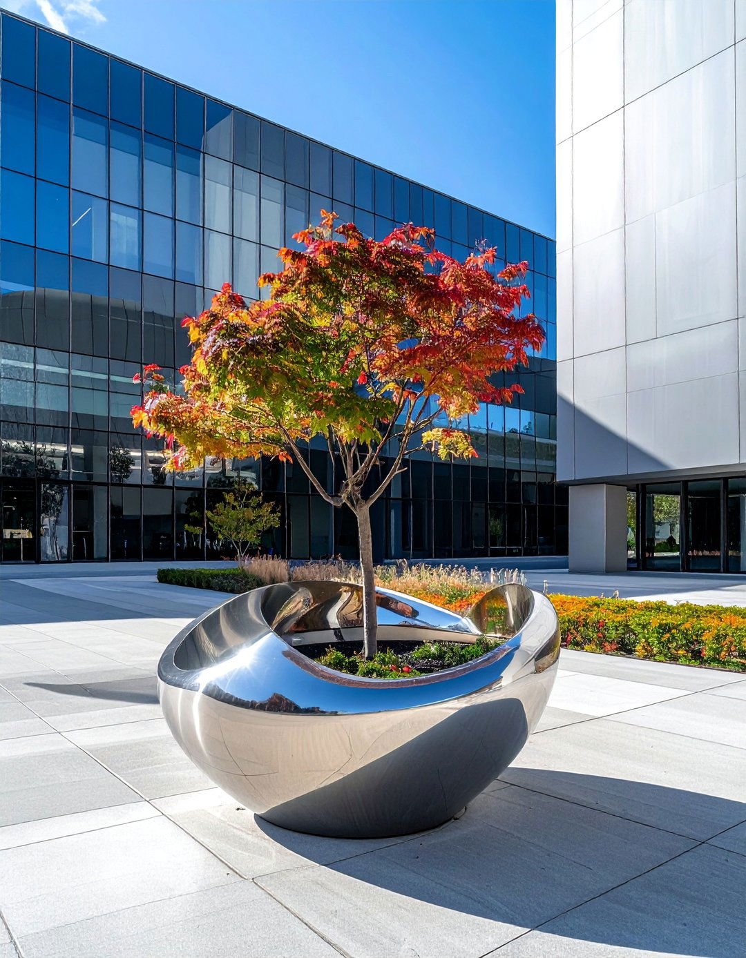Sculptural Metalwork Street Planters - 20 Street Planters to Beautify Your Neighborhood