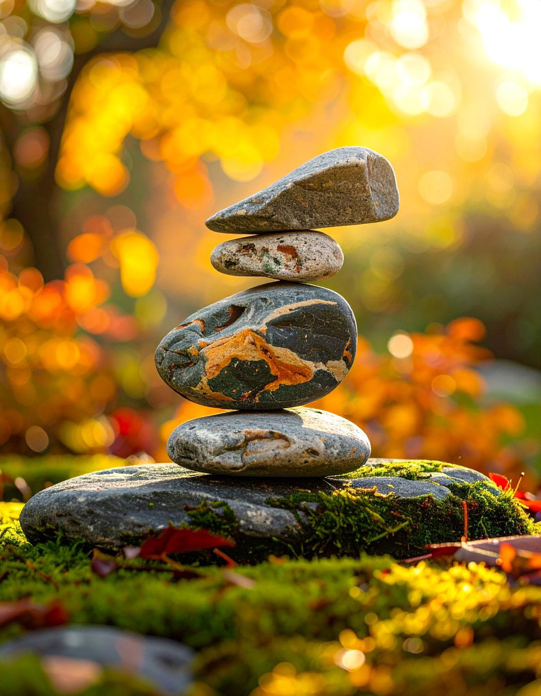 Sculptural Stone Elements - 40 Stone Landscaping Ideas for a Beautiful Outdoor Space