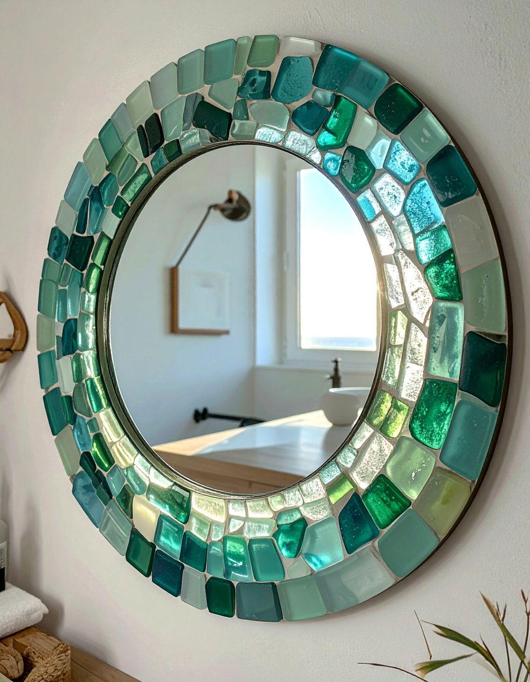 20 Mosaic Mirror Ideas for Unique Home Decor