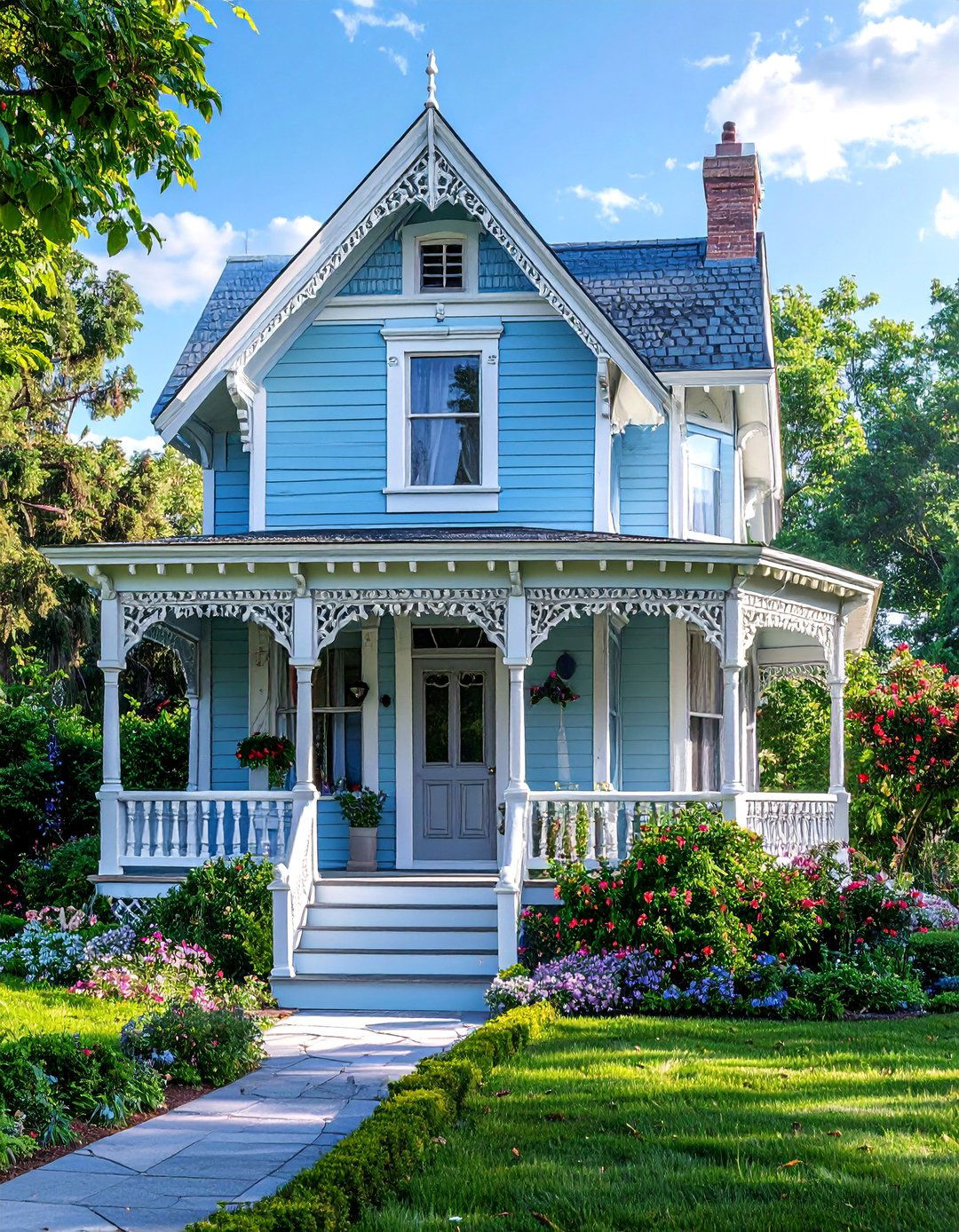 Serene Light Blue House Siding Colors - 25 House Siding Colors to Transform Your Home's Exterior