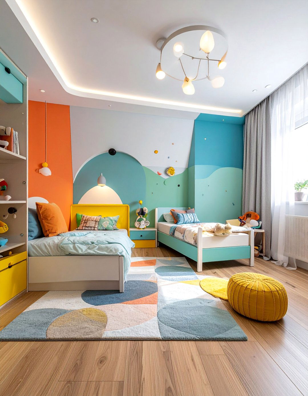 Shared Sibling Space - 40 Toddler Room Ideas for Fun and Functionality