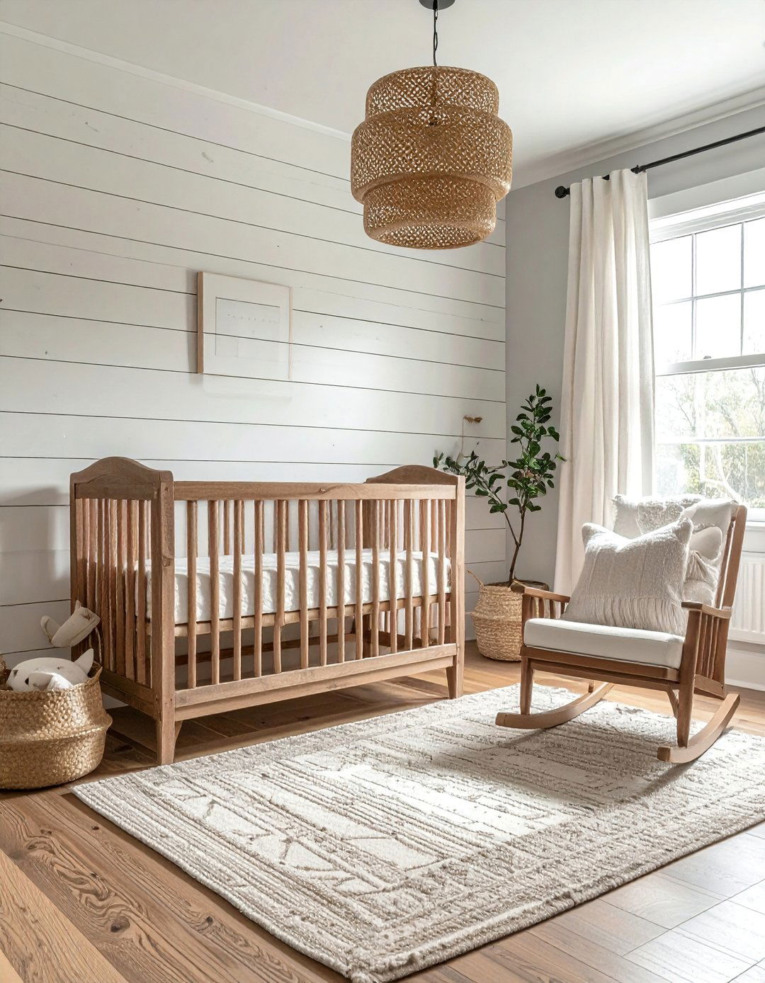 Shiplap Wainscoting Nursery - 15 Wainscoting Nursery Ideas for a Classic Look