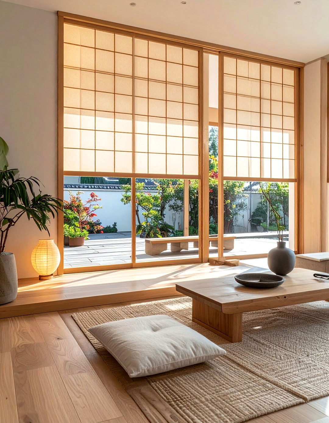 Shoji Screen Room Dividers - 25 Asian Living Room Ideas for a Zen-Inspired Space