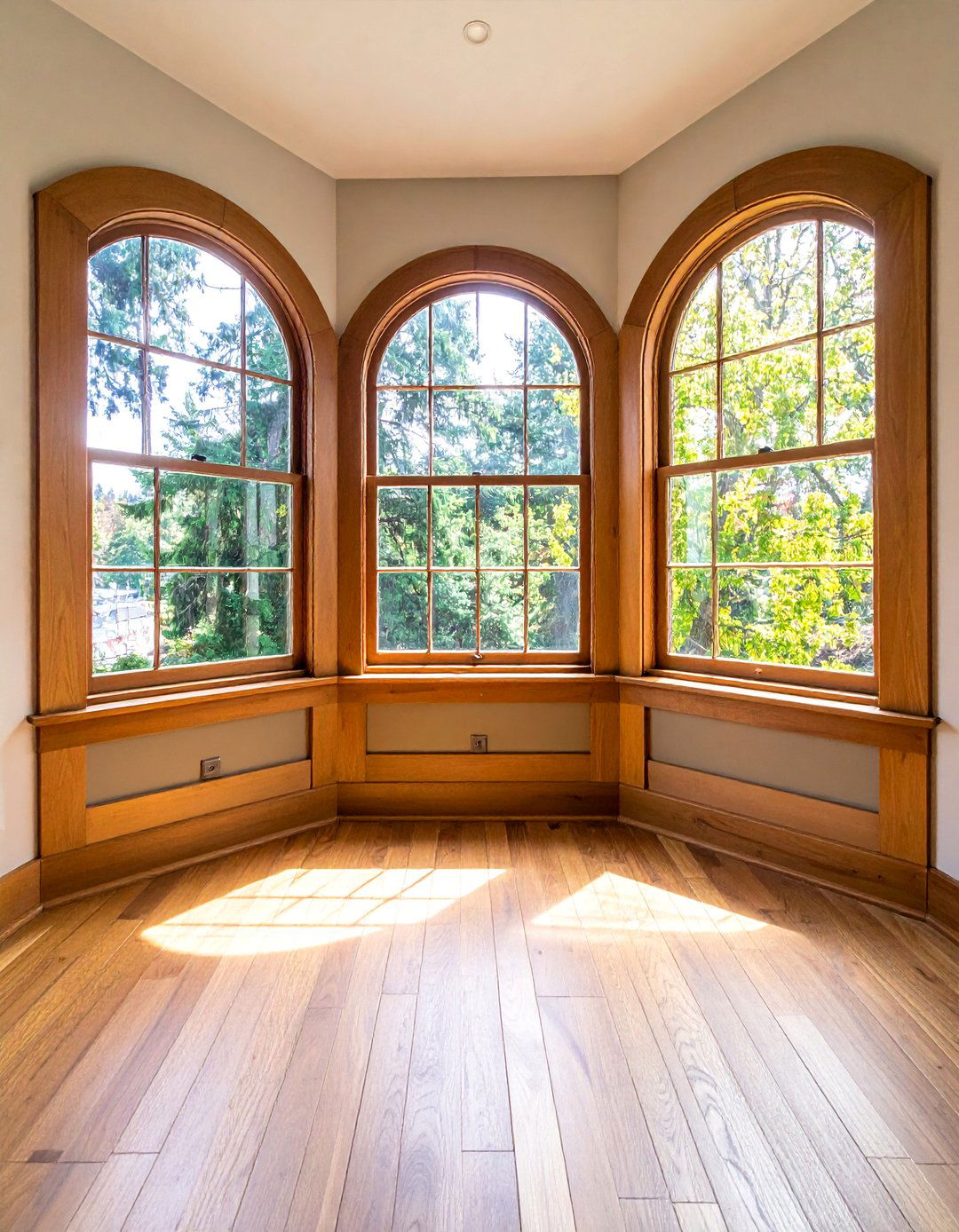 Shouldered Arch Windows for Craftsman Style Homes - 30 Arch Window Design Ideas for Elegant Home Interiors