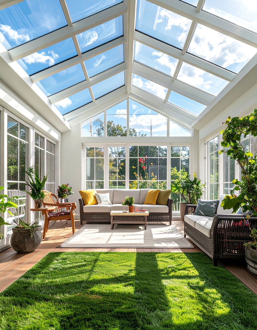 Skylight Sunroom Ceilings - 20 Sunroom Ceiling Ideas to Elevate Your Indoor-Outdoor Space