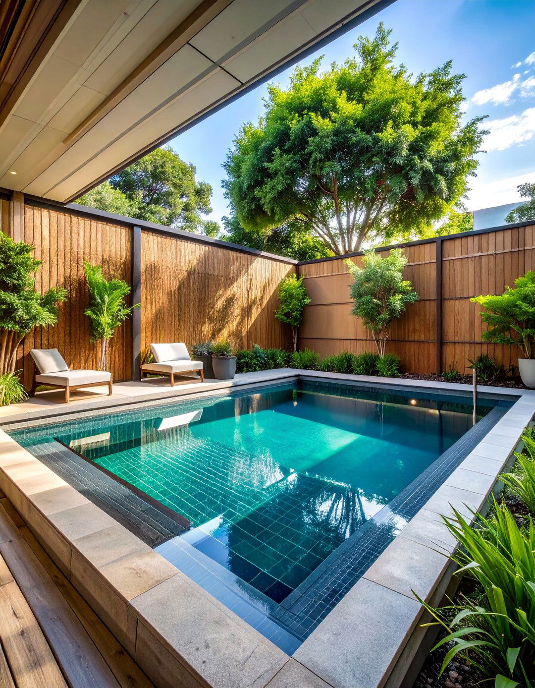 Small Space Plunge Pool - 40 Swimming Pool Ideas for a Refreshing Backyard Oasis