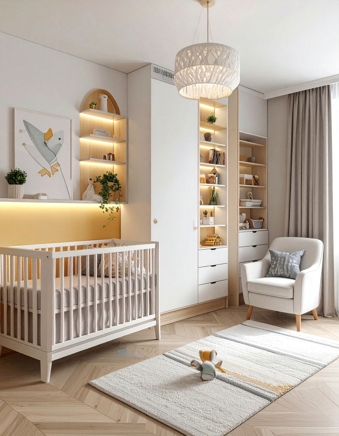 Small Space Solutions - 25 Adorable Twin Nursery Ideas for Your Babies