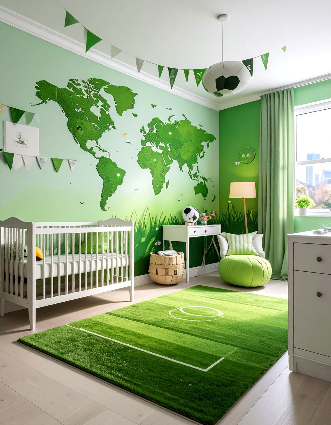Soccer Field Adventure Zone - 20 Sports Nursery Ideas for a Fun and Active Theme