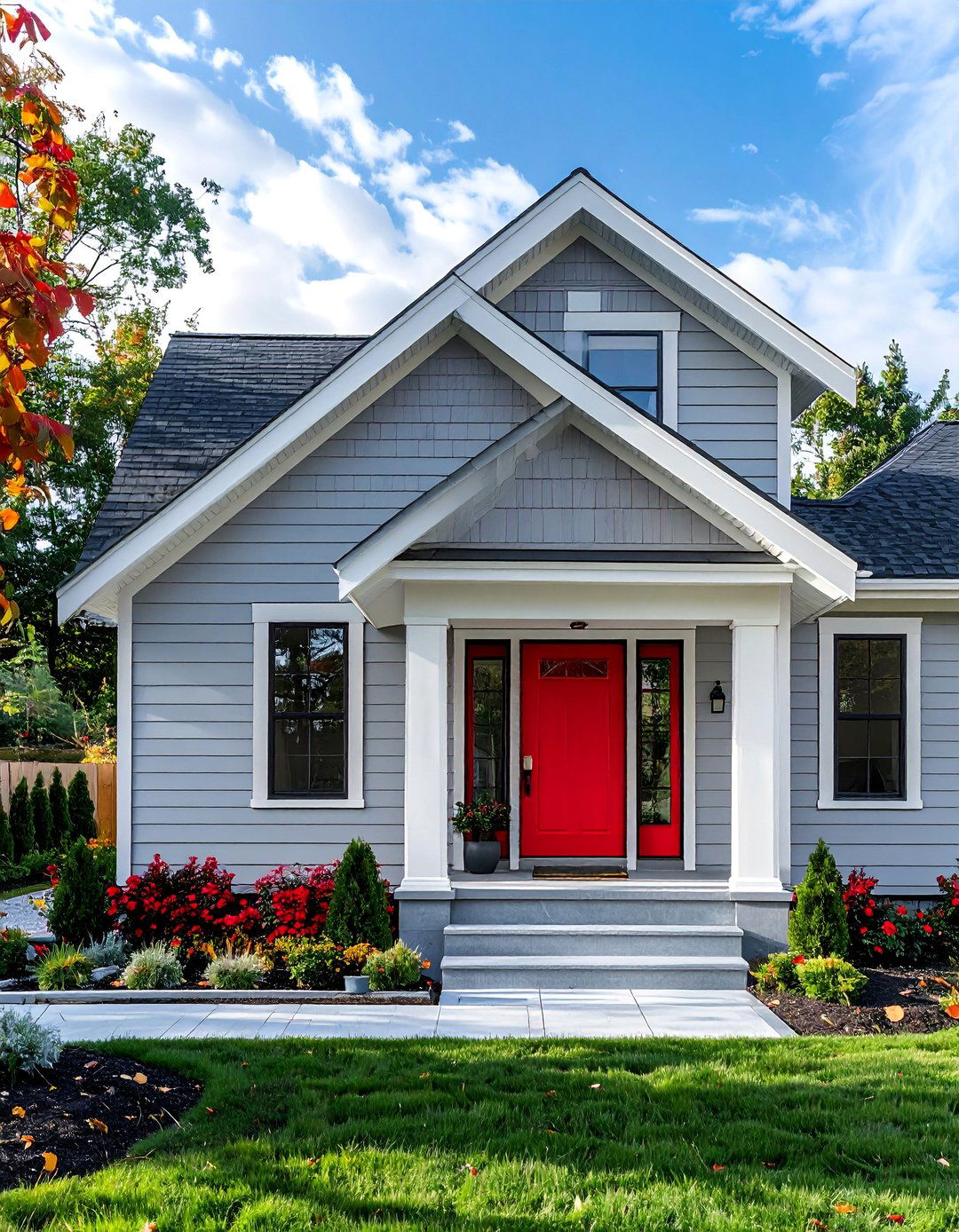 Sophisticated Light Gray House Siding Colors