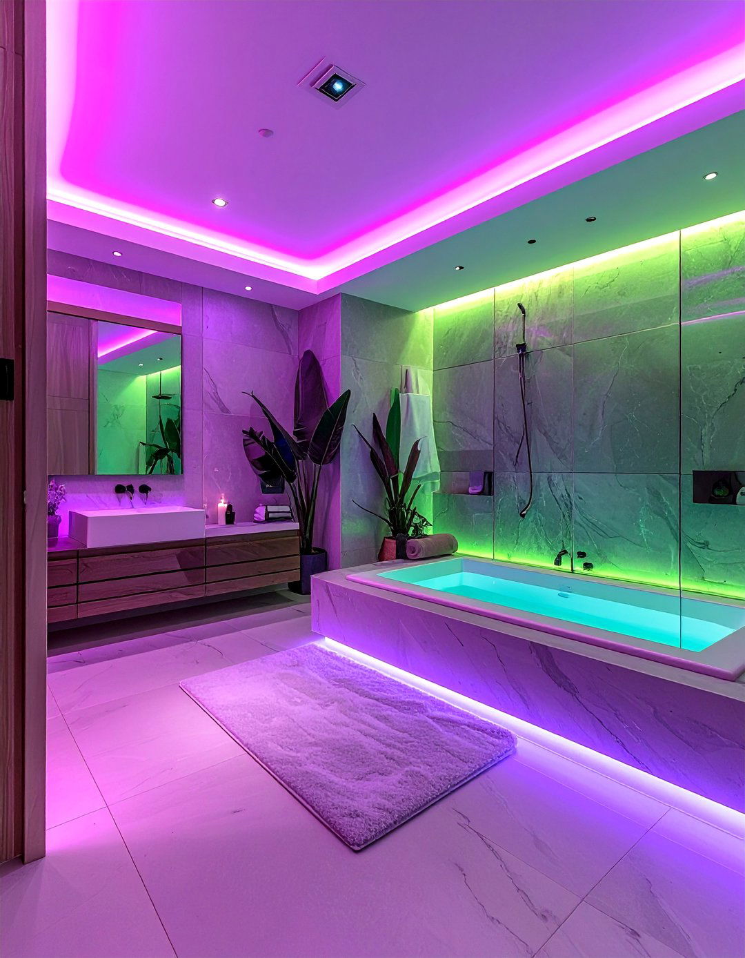 Spa Inspired Wellness Features - 40 Elegant Primary Bathroom Ideas for a Luxurious Space