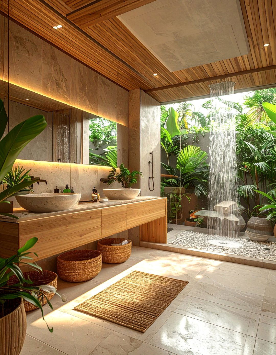 Spa Inspired Wellness Sanctuary - 15 His and Her Bathroom Ideas for a Shared Space