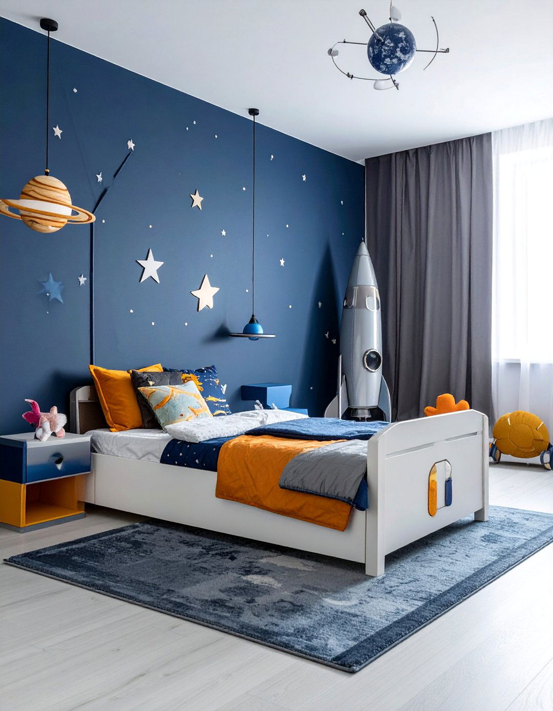 Space Explorer Room - 40 Toddler Room Ideas for Fun and Functionality