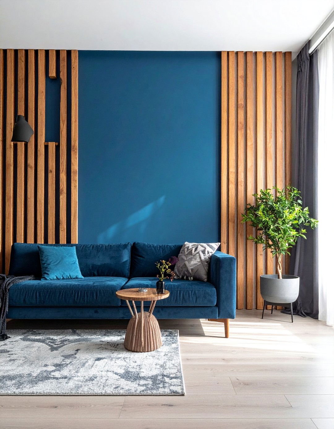 Spaced Out Wood Slat Accent Wall - 40 Wood Slat Accent Wall Ideas for Your Home