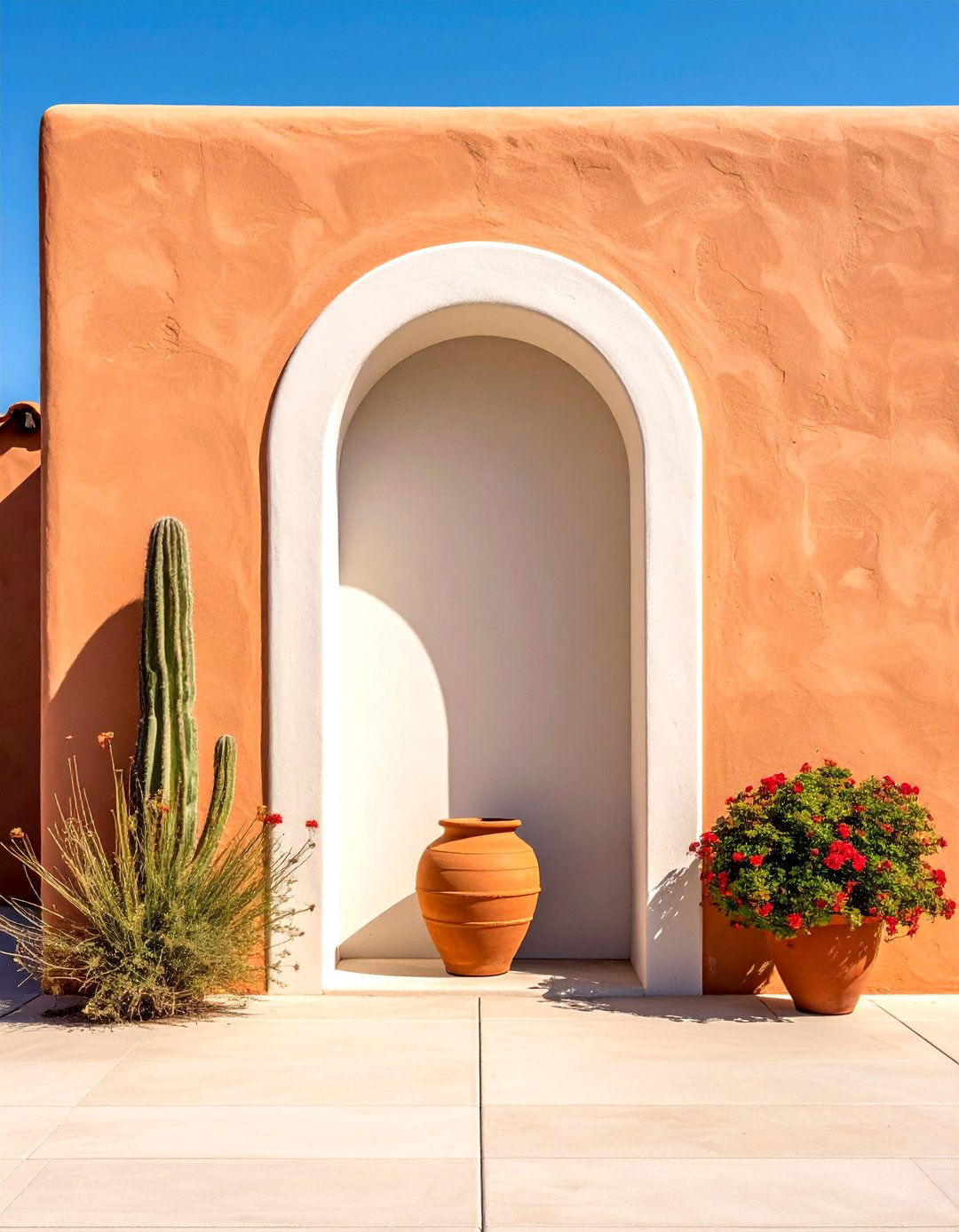 Spanish Style Home with Exterior Wall Niches - 40 Spanish Style Home Exterior Ideas for Timeless Charm