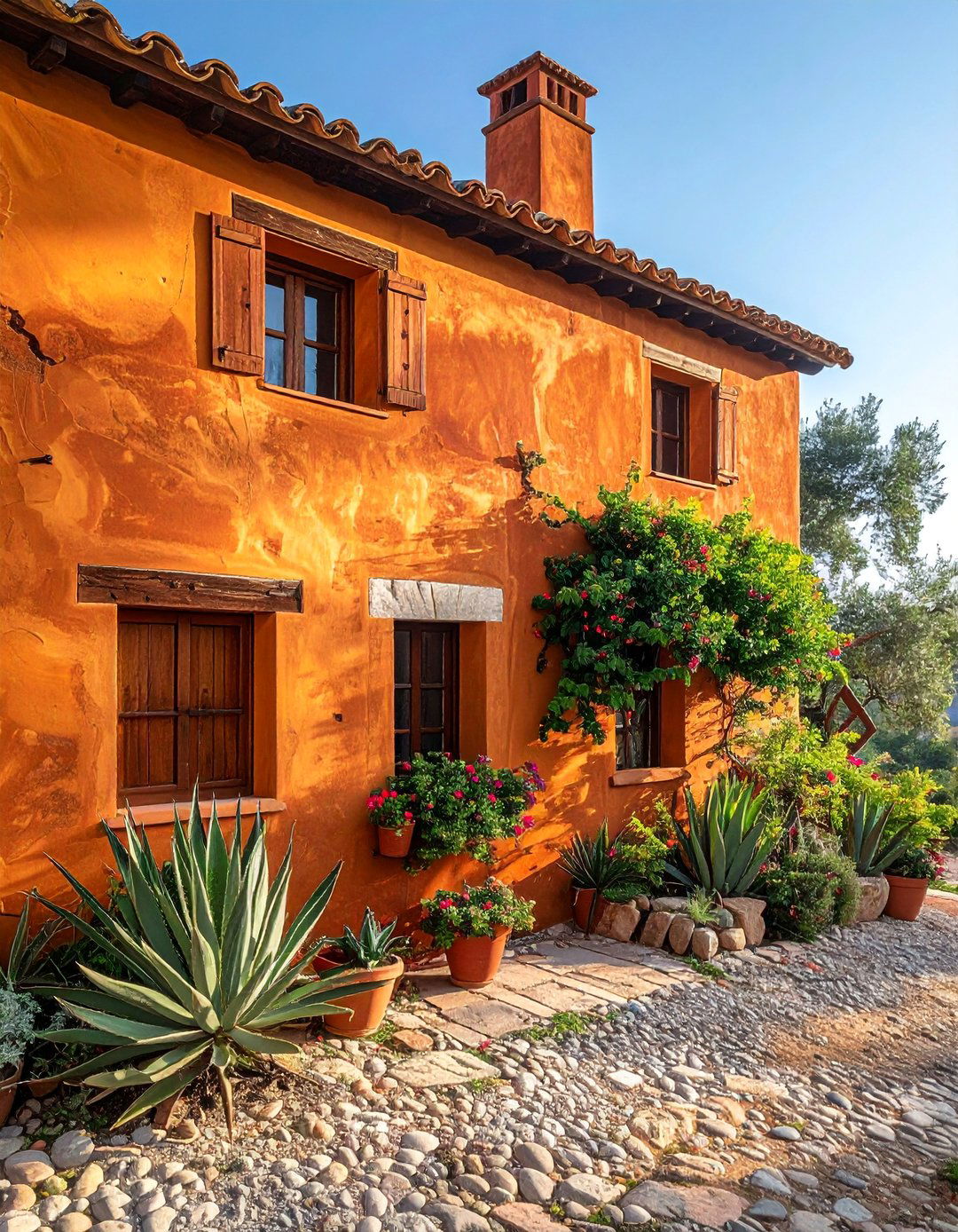 Spanish Style Home with Small Asymmetrical Windows - 40 Spanish Style Home Exterior Ideas for Timeless Charm