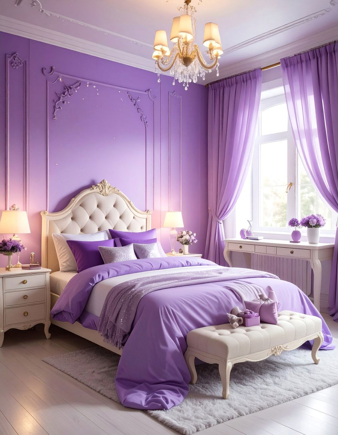 Speak Now Purple Fairytale Bedroom - 20 Taylor Swift Themed Bedroom Decor Ideas for Fans