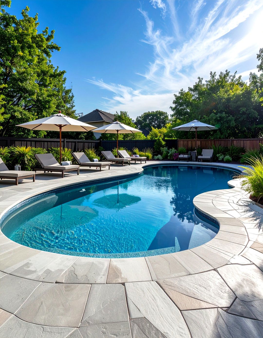 Stamped Concrete Pool Deck - 40 Stamped Concrete Patio Ideas for Stylish Outdoor Spaces