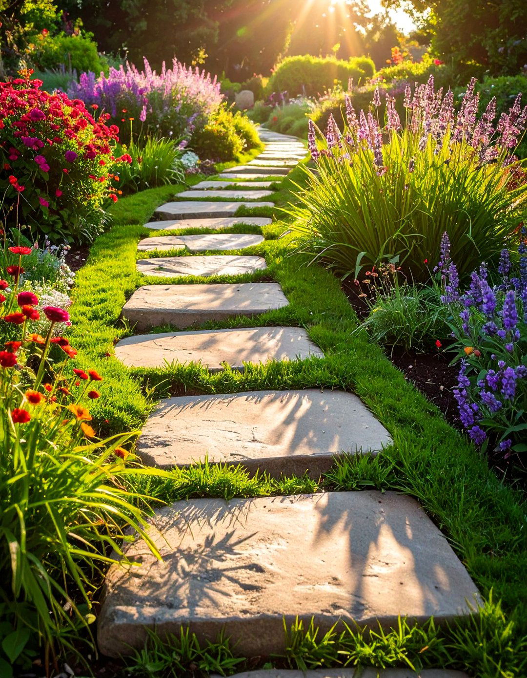 Stepping Stone Pathways - 40 Stone Landscaping Ideas for a Beautiful Outdoor Space