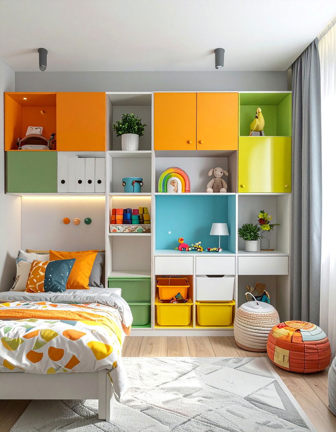 Storage Wall Solutions - 40 Toddler Room Ideas for Fun and Functionality