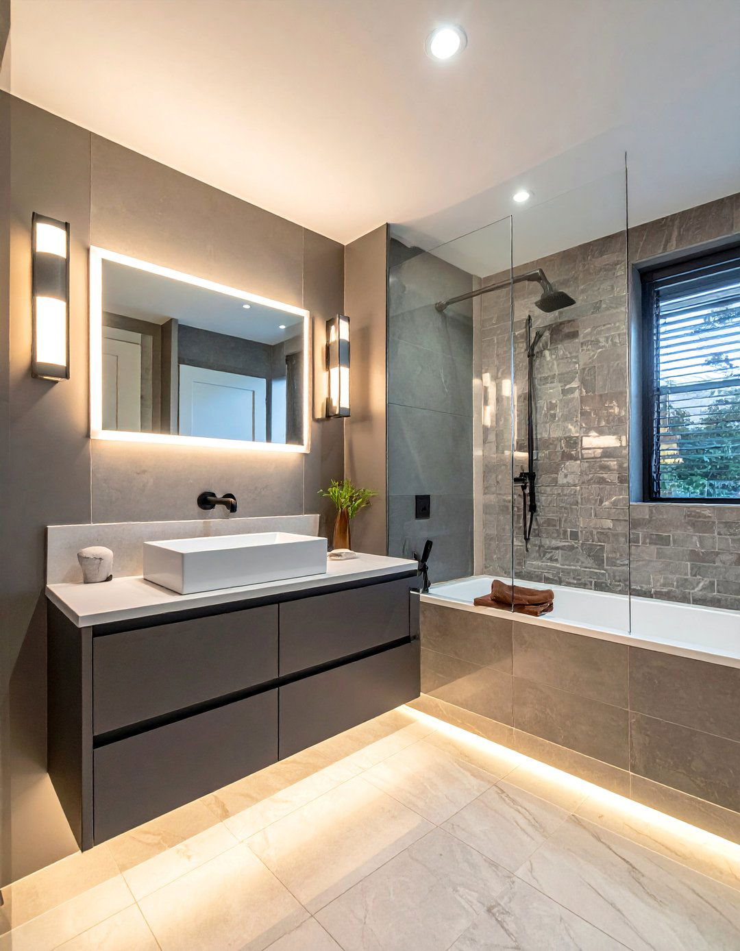 Strategic Lighting in a Small Ensuite Design - 25 Small Ensuite Design Ideas for Stylish Spaces