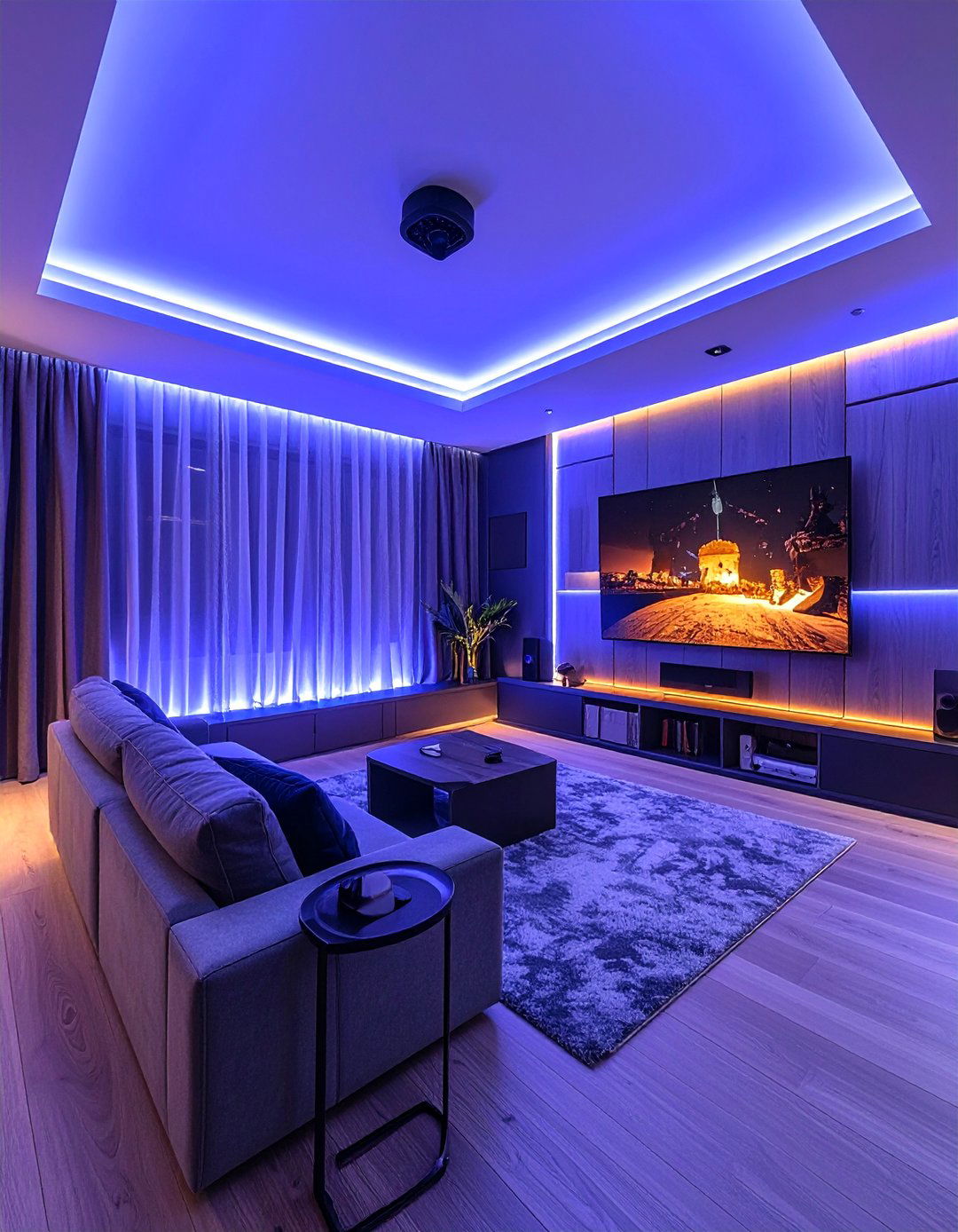 Studio Apartment Theater - 40 Small Home Theater Ideas for Movie Nights