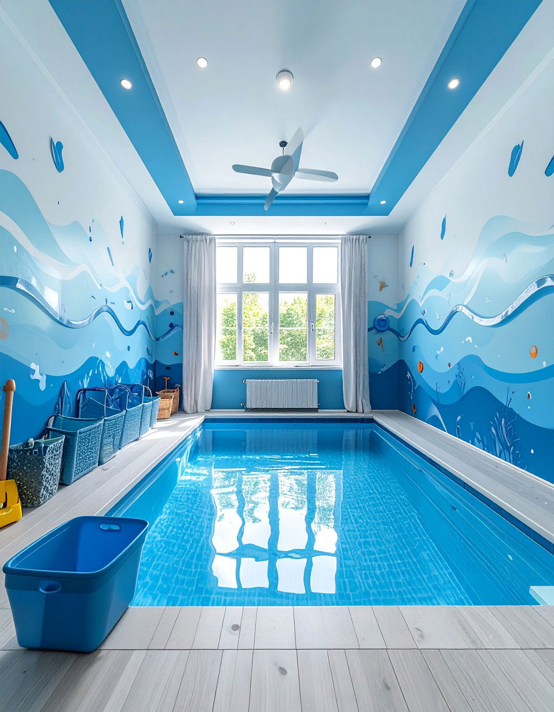 Swimming Pool Aquatic Sports Theme - 20 Sports Nursery Ideas for a Fun and Active Theme