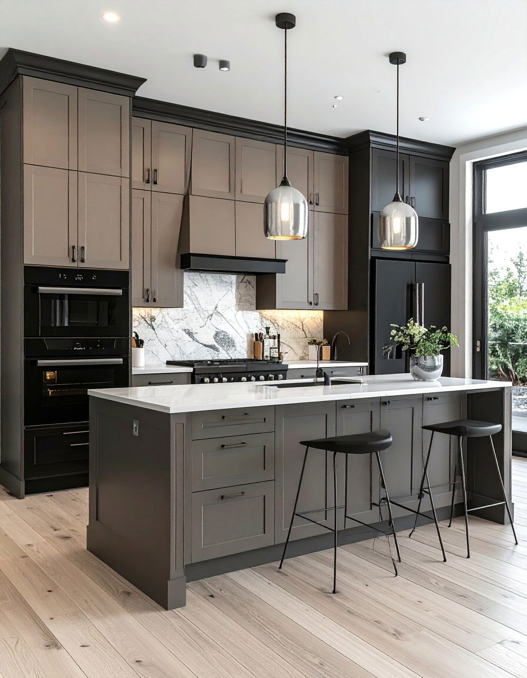Taupe Cabinets With Black Appliances - 20 What Color Cabinets Go With Black Appliances Ideas