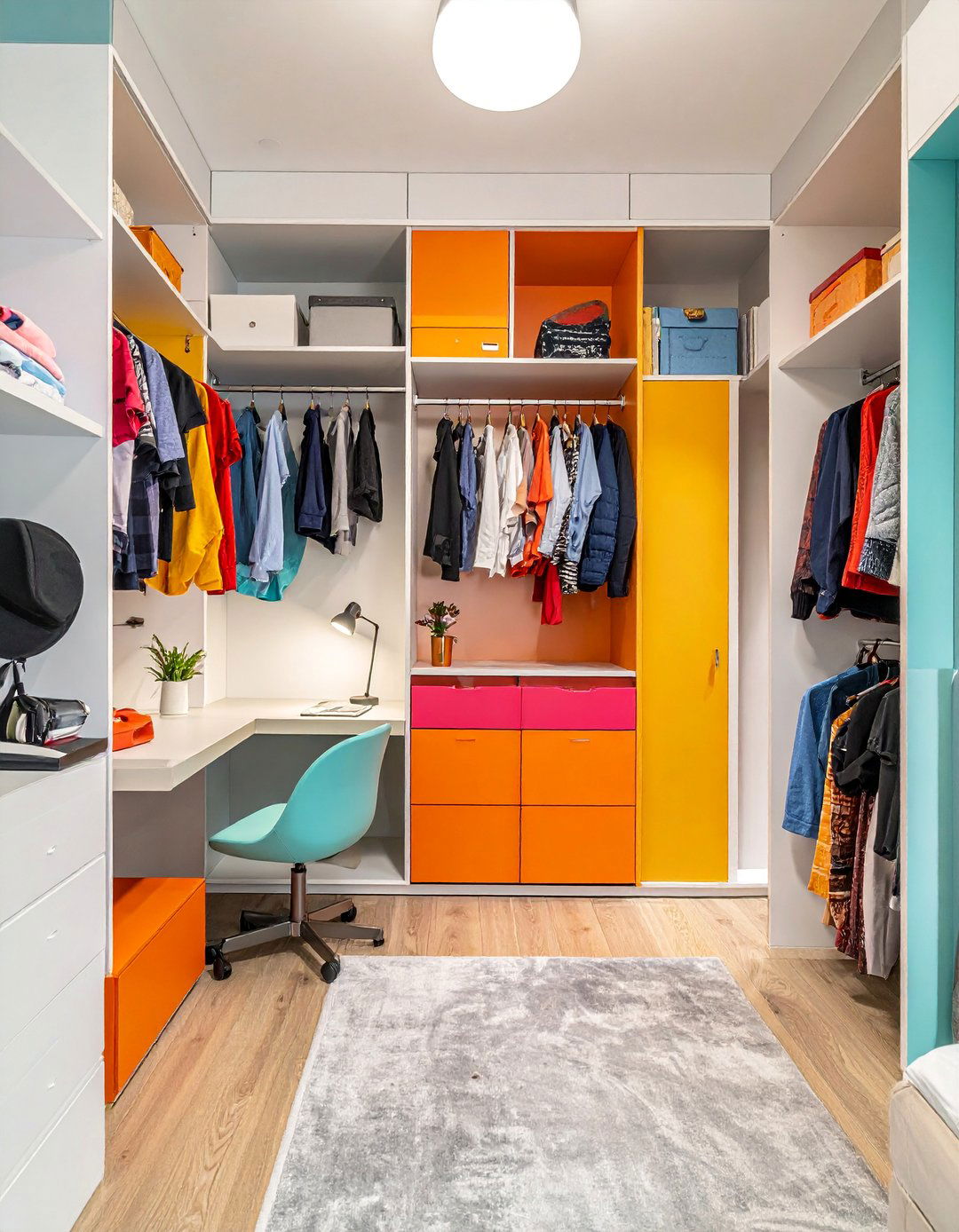 Teenage Bedroom Closet