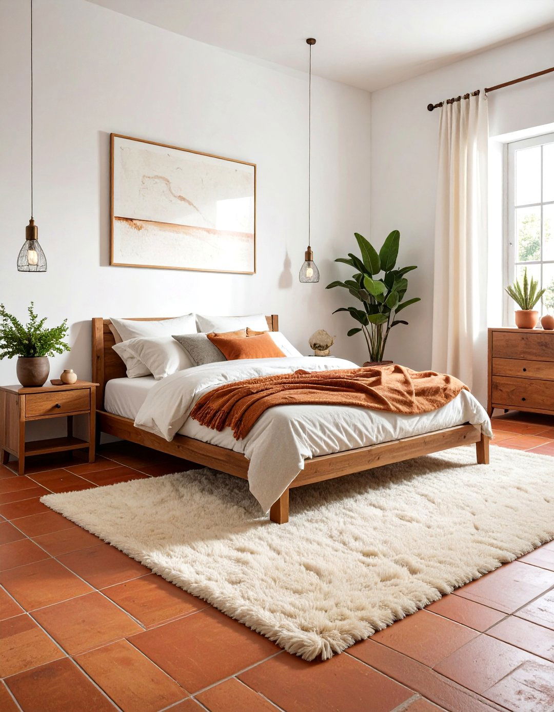 Terracotta Floor Tiles - 20 Terracotta Bedroom Ideas for a Serene Retreat