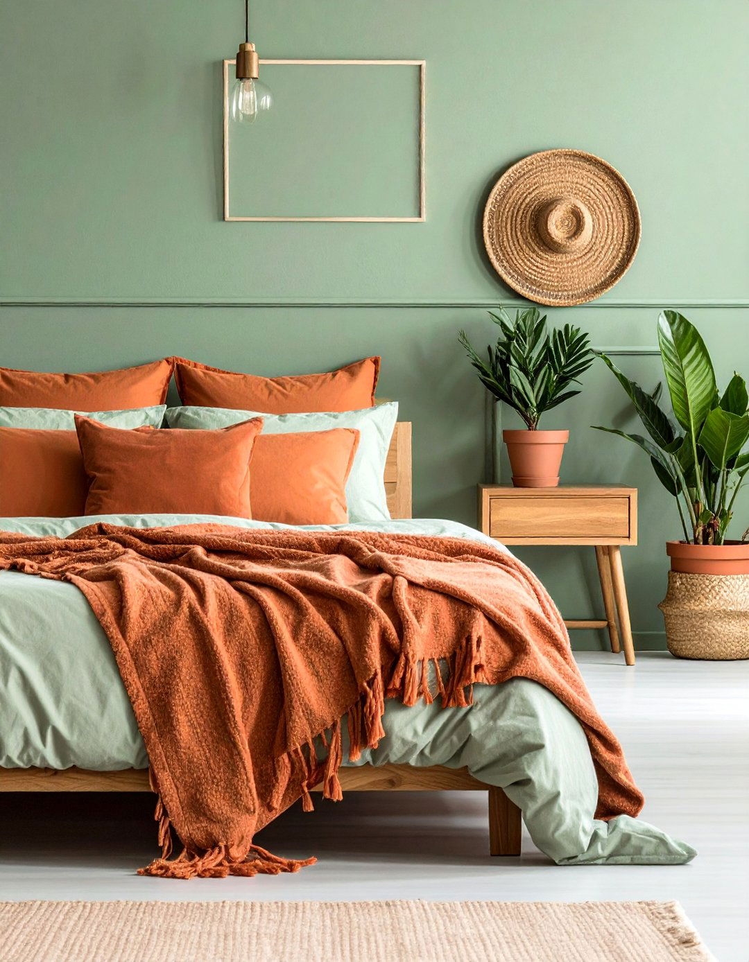 Terracotta and Sage Green Combination - 20 Terracotta Bedroom Ideas for a Serene Retreat