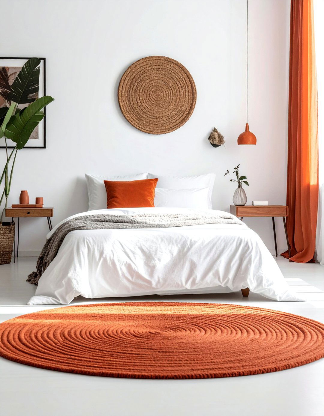 Terracotta and White Bedroom Simplicity - 20 Terracotta Bedroom Ideas for a Serene Retreat